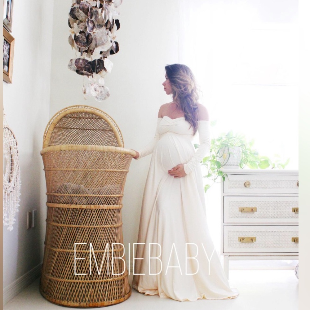 White Maternity Dress